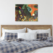 Herdenking van de tuin in Etten door Vincent van G Canvas Afdruk (Insitu (Slaapkamer))