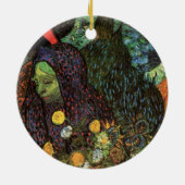 Herdenking van de tuin in Etten door Vincent van G Keramisch Ornament (Achterkant)