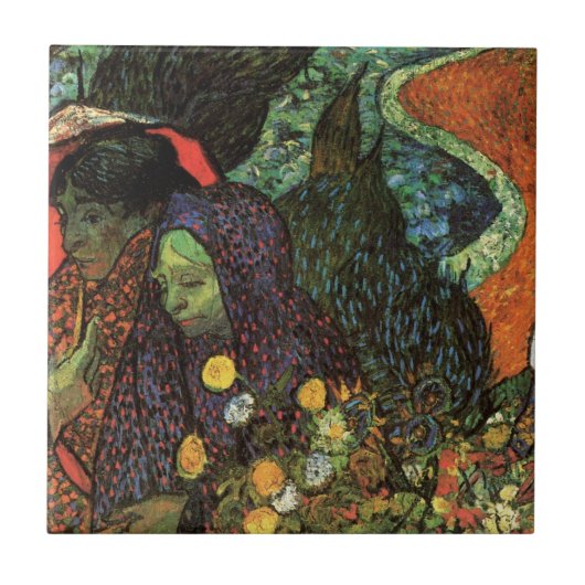 Herdenking van de tuin in Etten door Vincent van G Tegeltje (Voorkant)