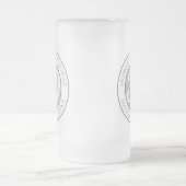 Herdenking van de verjaardag met Naam, Leeftijd, & Matglas Bierpul (Center)