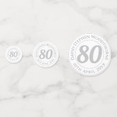 Herdenking van de verjaardag van de gepersonalisee confetti (Achterkanten)