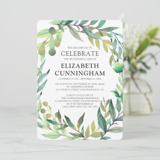 Herdenking van de Waterverf van het land Kaart (Staand voorkant)