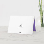 Herdenking van een achtergebleven persoon tijdens  kaart (Achterkant)