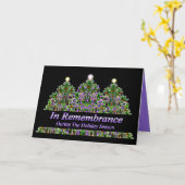 Herdenking van een achtergebleven persoon tijdens  kaart (Gele Bloem)