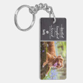 Herdenking van gezelschapsdieren Gift Sympathie -  Sleutelhanger (Voorkant Links)