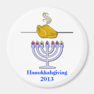 Herdenking van Hanukkahgiving Magnet