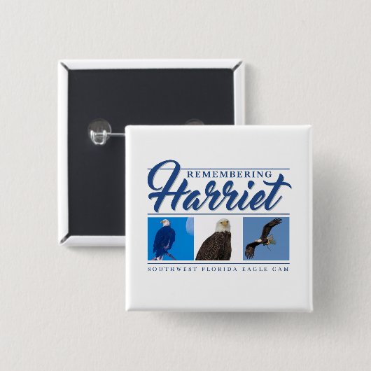Herdenking van Harriet SWFL Eagle Cam Button (Voorkant /achterkant)