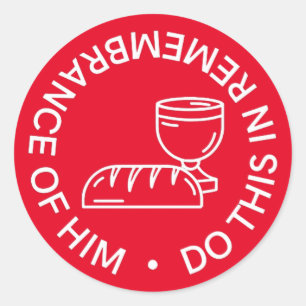 Herdenking van Hem Communie Stickers