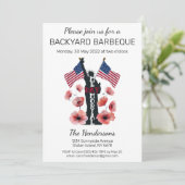 Herdenking van herdenkingsdag kaart (Staand voorkant)