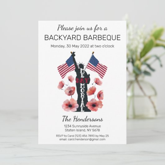 Herdenking van herdenkingsdag kaart (Staand voorkant)