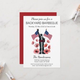 Herdenking van herdenkingsdag kaart