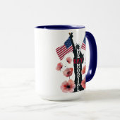 Herdenking van herdenkingsdag mok (Voorkant rechts)