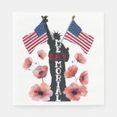 Herdenking van herdenkingsdag servet (Voorkant)