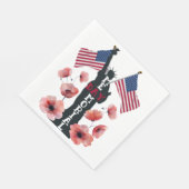 Herdenking van herdenkingsdag servet (Hoek)