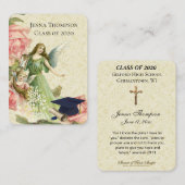 Herdenking van het afstuderen Religieuze Heilige P Visitekaartje (Voorkant / Achterkant)