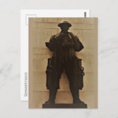 Herdenking van het Briefkaart van de koninklijke a (Voorkant / Achterkant)