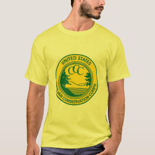 Herdenking van het CCC Civilian Conservation Corps T-shirt