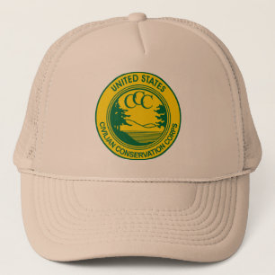 Herdenking van het CCC Civilian Conservation Corps Trucker Pet