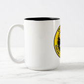 Herdenking van het Civiele Conservatorium CCC Tweekleurige Koffiemok (Links)