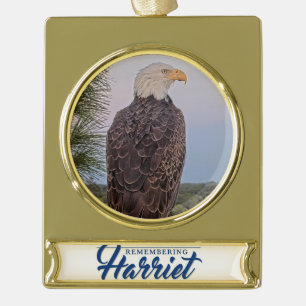 Herdenking van het Harriet Ornament Verguld Banner Ornament