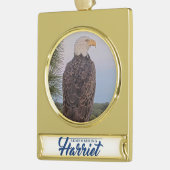 Herdenking van het Harriet Ornament Verguld Banner Ornament (Links)