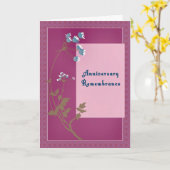 Herdenking van het Jubileum voor de vrouw in Dark  Kaart (Gele Bloem)