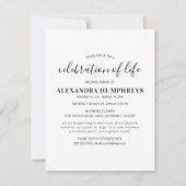 Herdenking van het leven 18 Foto Uitvaart Kaart (Achterkant)