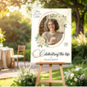 Herdenking van het Leven, Bloemrijke Funeral Herde Poster