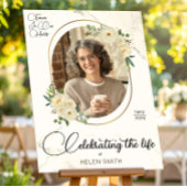 Herdenking van het Leven, Bloemrijke Funeral Herde Poster