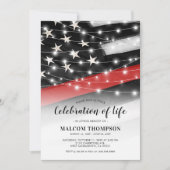 Herdenking van het Leven Brandweer Memorial Kaart (Voorkant)