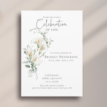 Herdenking van het Leven Calla Lelie Funeralie Her
