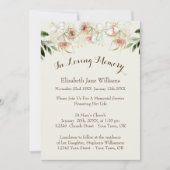 Herdenking van het leven | eucalyptus kaart (Voorkant)