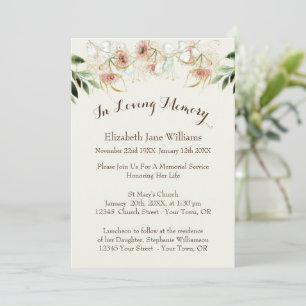 Herdenking van het leven   eucalyptus kaart