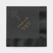 Herdenking van het leven folie servetten (Voorkant)