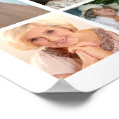 Herdenking van het leven - Fotocollage - Moderne h Poster (Hoek)