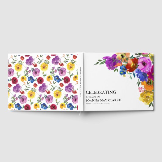 Herdenking van het leven gastenboek (Volledig)