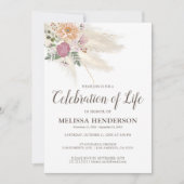 Herdenking van het leven | Herdenkingsdienst Kaart (Voorkant)