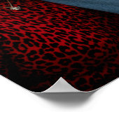 Herdenking van het leven Kruisfoto Collage Begrafe Poster (Hoek)