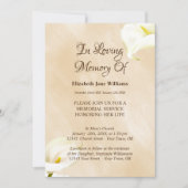 Herdenking van het leven | Lily Kaart (Voorkant)