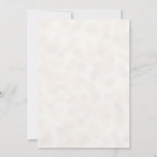 Herdenking van het leven Memorial Foto Boho White Kaart (Achterkant)