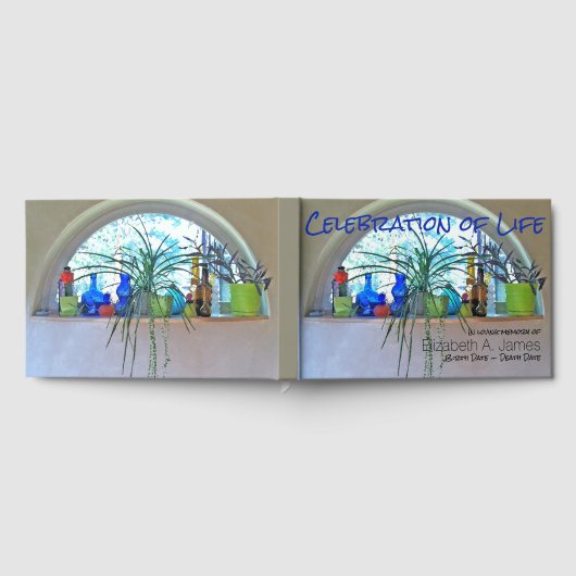 Herdenking van het leven Memorial still Window Gastenboek (Volledig)