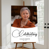Herdenking van het Leven - Memoriale Foto Funeral Poster
