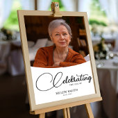 Herdenking van het Leven - Memoriale Foto Funeral Poster