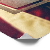 Herdenking van het leven Patriotische foto-herdenk Poster (Hoek)