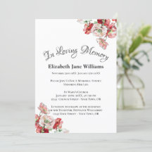 Herdenking van het leven | Poppy Invit