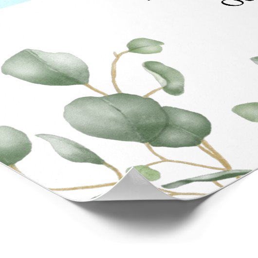 Herdenking van het leven Trauerfeier Begrroetingsr Poster (Hoek)