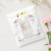 Herdenking van het leven Vervlogen bloem Foto-herd Bedankzakje (Gezegeld)