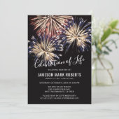 Herdenking van het leven | Vuurwerk Herdenking Kaart (Staand voorkant)