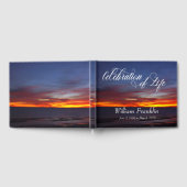 Herdenking van het leven Zonsondergang Zee Oceaan  Gastenboek (Volledig)