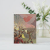 Herdenking van het nationaal festival van 1895 briefkaart (Staand voorkant)